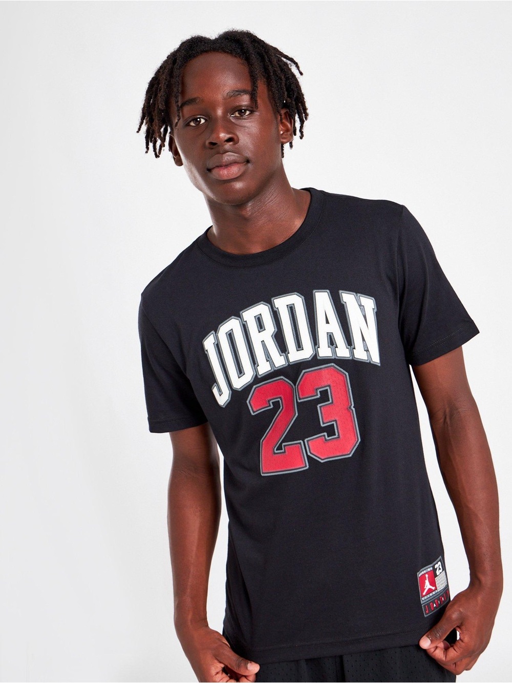 Nike Air Jordan Jersey T Shirt #23 Kids XL (13-15) Black/Red/White